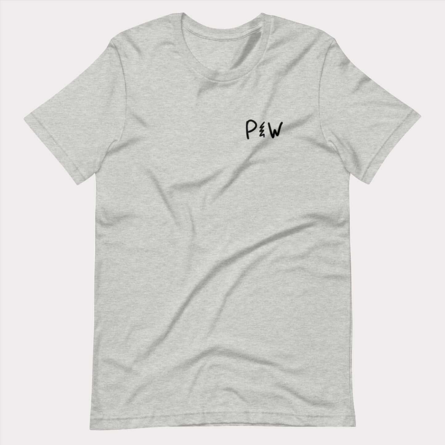 Parker Wood Black text logo Adult T-Shirt
